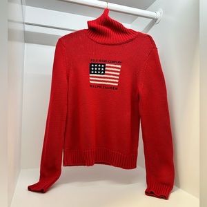 VINTAGE RALPH LAUREN KNIT TURTLENECK